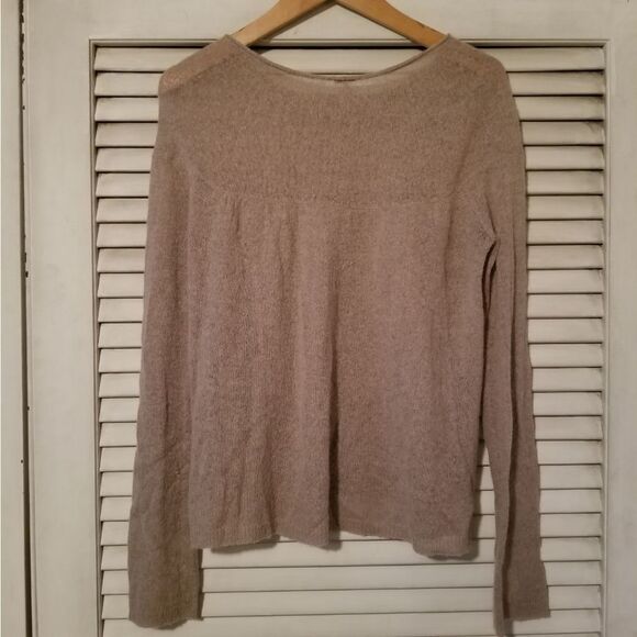 Free People Taupe Light Weight Sweater Small - Picture 5 of 6